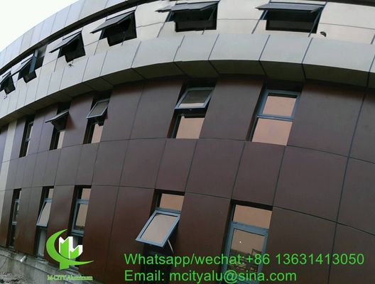 aluminum facade cladding panel