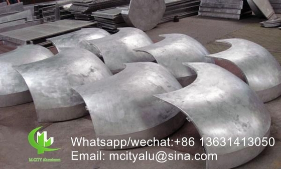 custom made aluminum decorative panel cladding panel for facade curtain wall
