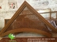 wooden color CNC carved panel Perforated panel 3mm Metal aluminum panel for window supplier
