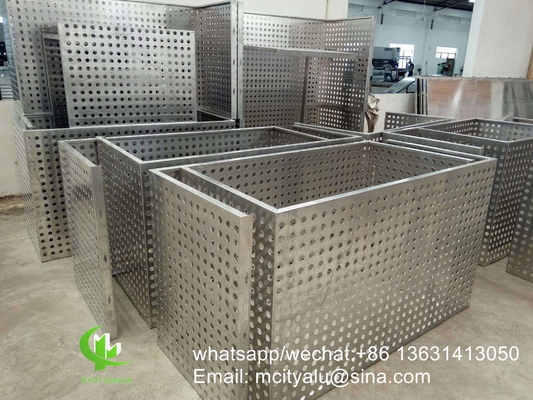 aluminium veneer sheet metal facade cladding bending sheet 2.5mm thickness for curtain wall facade decoration