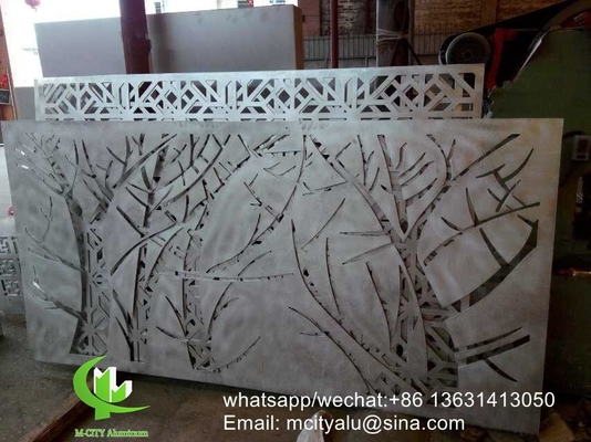 Butterfly Metal aluminum cladding panel carved panel sheet for facade supplier