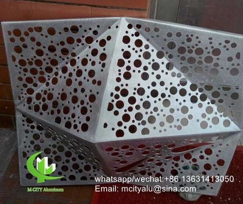 butterfly Metal aluminum decorative perforated sheet for decoration