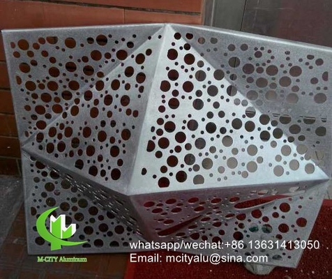 butterfly Metal aluminum decorative perforated sheet for decoration supplier