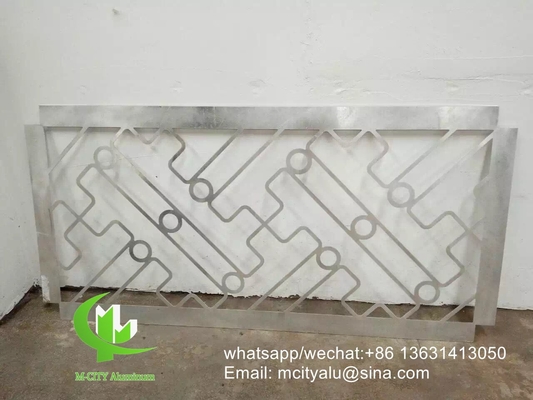 Aluminum hollow panel with frame for window decoration any size can be made