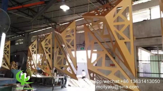 Aluminum hollow panel with frame for window decoration any size can be made