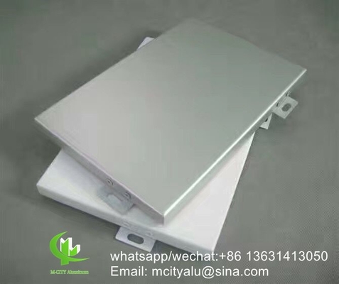 single panel aluminum solid panel Aluminum facade wall panel cladding panel with bracket for outdoor building