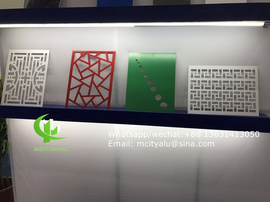 Metal aluminum perforated panel laser cut screen panel for window decoration supplier