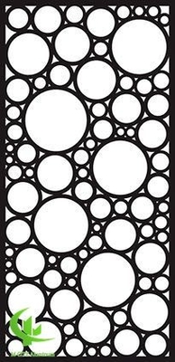 Aluminum perforated panel for wall decoration with 3mm metal sheet with laser cutting craft