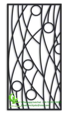 Aluminum perforated panel for wall decoration with 3mm metal sheet with laser cutting craft