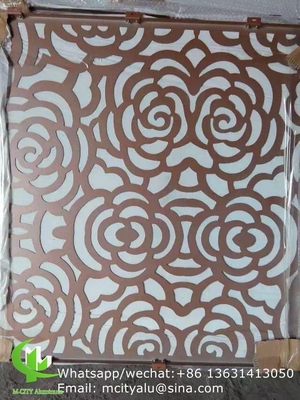 Tree aluminium veneer sheet metal facade cladding bending sheet 2.5mm thickness for curtain wall facade decoration