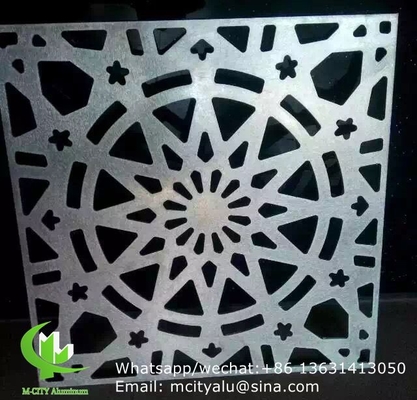 OutdoorAluminum perforated panel for wall panel with 3mm metal sheet with round hold pattern supplier