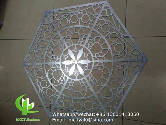Aluminum carving panel cladding panel 2.5mm thickness for windows decoration