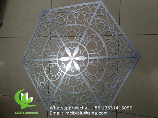 Aluminum carving panel cladding panel 2.5mm thickness for windows decoration supplier