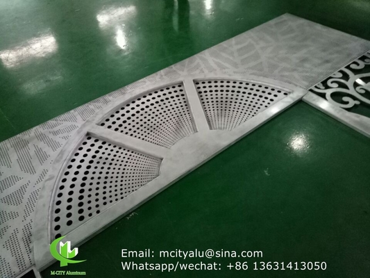 metallic aluminum solid panel facade cladding bending sheet 2.5mm thickness for curtain wall facade decoration