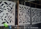 Aluminum perforated sheet for screen facade cladding wall panel with 2mm thickness laser cut screen supplier