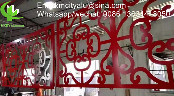 Aluminum perforated panel for curtain wall facade cladding wall panel with 2mm thickness perforated screen