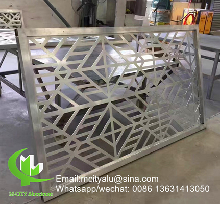 Aluminum hollow wall panel for curtain wall facade cladding wall panel with 2mm thickness perforated screen