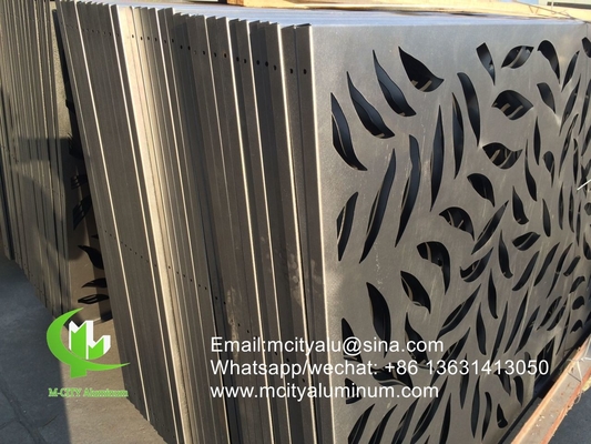 Perforated aluminum sheet formed cladding panel metal panels solid
