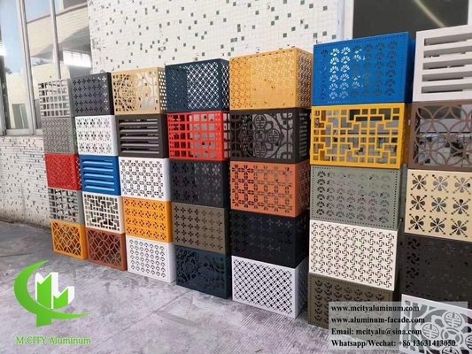 Heat Pump Cover Aluminum Metal AC Cover