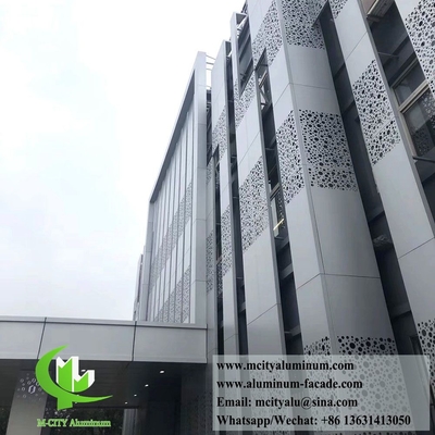 CNC Punching Aluminum Cladding Solid Panel For Wall Decoration