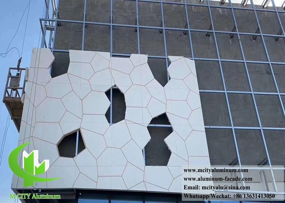 Waterproof Metal Cladding Panel Aluminum Facades Solid Aluminum