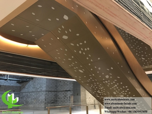 Waterproof Metal Cladding Panel Aluminum Facades Solid Aluminum