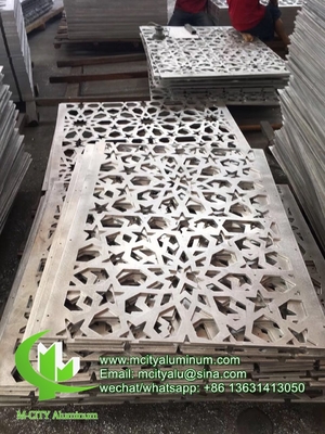 metal garden screen aluminium privacy screen metal facade cladding sheet 2.5m wall facade decoration