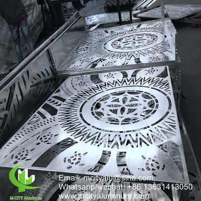 Austrial style aluminium metal facade cladding bending sheet 2.5mm thickness for curtain wall facade decoration