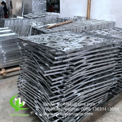metal Aluminum perforated panel for facade privacy screen fence with 2mm thickness metal perforation screen