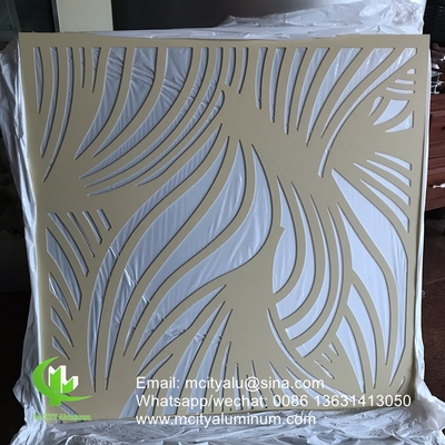 Aluminium garden screen metal privacy screen metal sheet for garden fence decoration