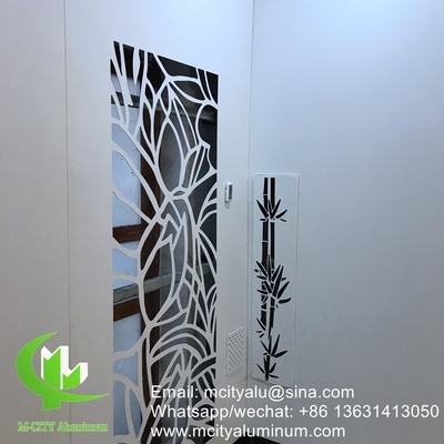 fashion style aluminium privacy screen metal facade cladding sheet 2.5mm thickness for curtain wall facade decoration