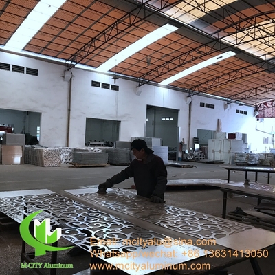 aluminium column cladding metal facade cladding bending sheet 2.5mm thickness for post facade decoration