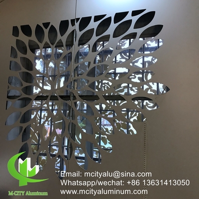 Aluminium garden screen metal privacy screen metal sheet for garden fence facade window decoration