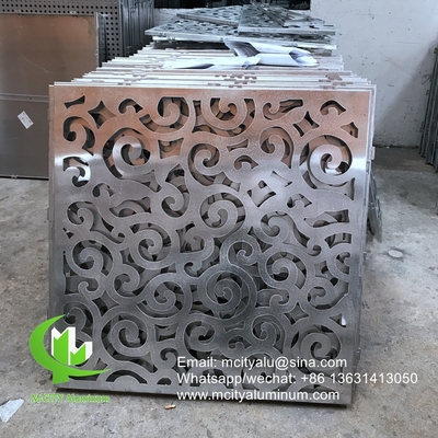 Aluminium garden screen metal privacy screen metal sheet for garden fence decoration