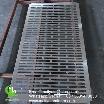 aluminum perforated sheet for facade wall cladding panel exterior building cover for building or ceiling supplier