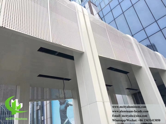 Exterior Metal Facades Wall Cladding Decoration Aluminium Solid Panels Project