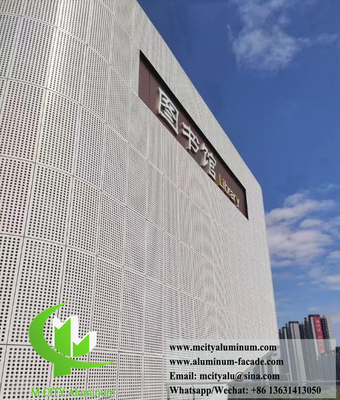 Exterior Metal Facades Wall Cladding Decoration Aluminium Solid Panels Project