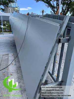 Exterior Metal Perforated Sheet Aluminum Panels Decoration