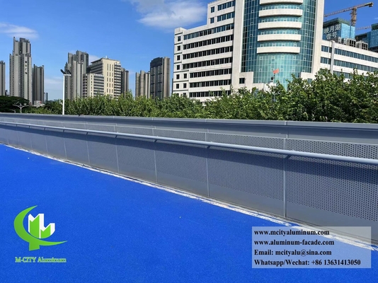 Exterior Metal Perforated Sheet Aluminum Panels Decoration