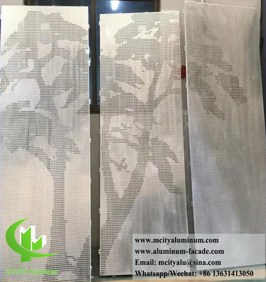 Customizable Perforated Aluminum Facade Easy Installation And Maintenance