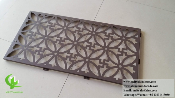 Laser Cut Metal Screen Aluminum Panels Decorative Wall Screens