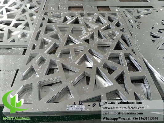 Laser Cut Metal Screen Aluminum Panels Decorative Wall Screens