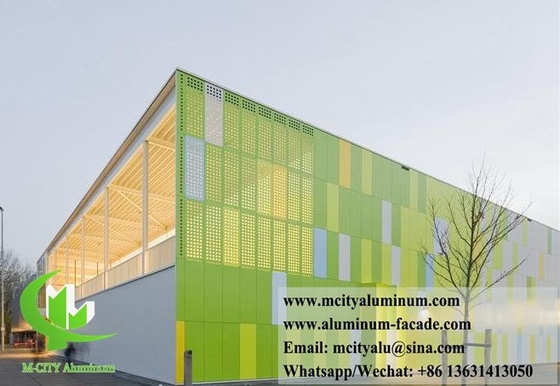 Exterior Wall Cladding Aluminium Screen Solid Aluminum Facade Panels