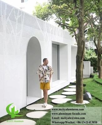 Metal Screen Perforating Aluminum Panels For Wall Cladding Decoration