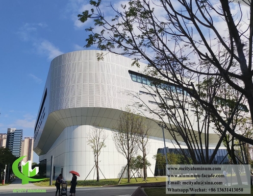 Perforated Aluminium Cladding Metal Sheet Screen For Facades