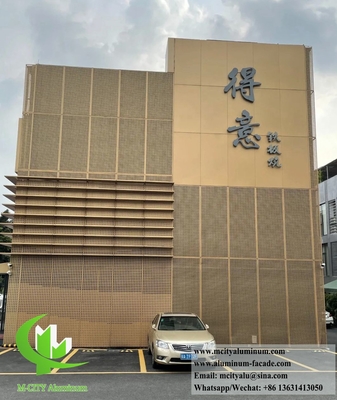 Architectural Metal Cladding Panels Aluminum Sheet Perforating Screen