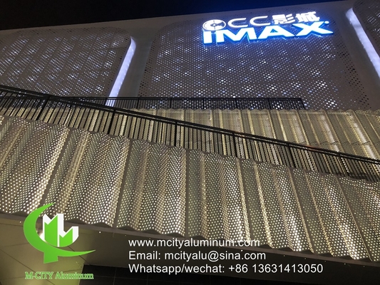 3d aluminum panel  facade wall cladding panel exterior building cover for building outdoor face supplier