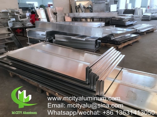 CNC aluminum cladding facade wall cladding exterior building curtain wall patterned facade ceiling