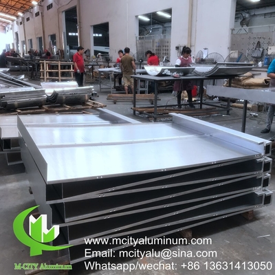 CNC aluminum cladding facade wall cladding exterior building curtain wall patterned facade ceiling