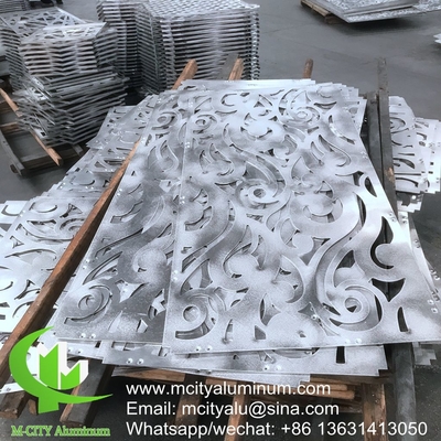 Wall cladding engraved aluminum decorative facade  panel exterior building curtain wall supplier